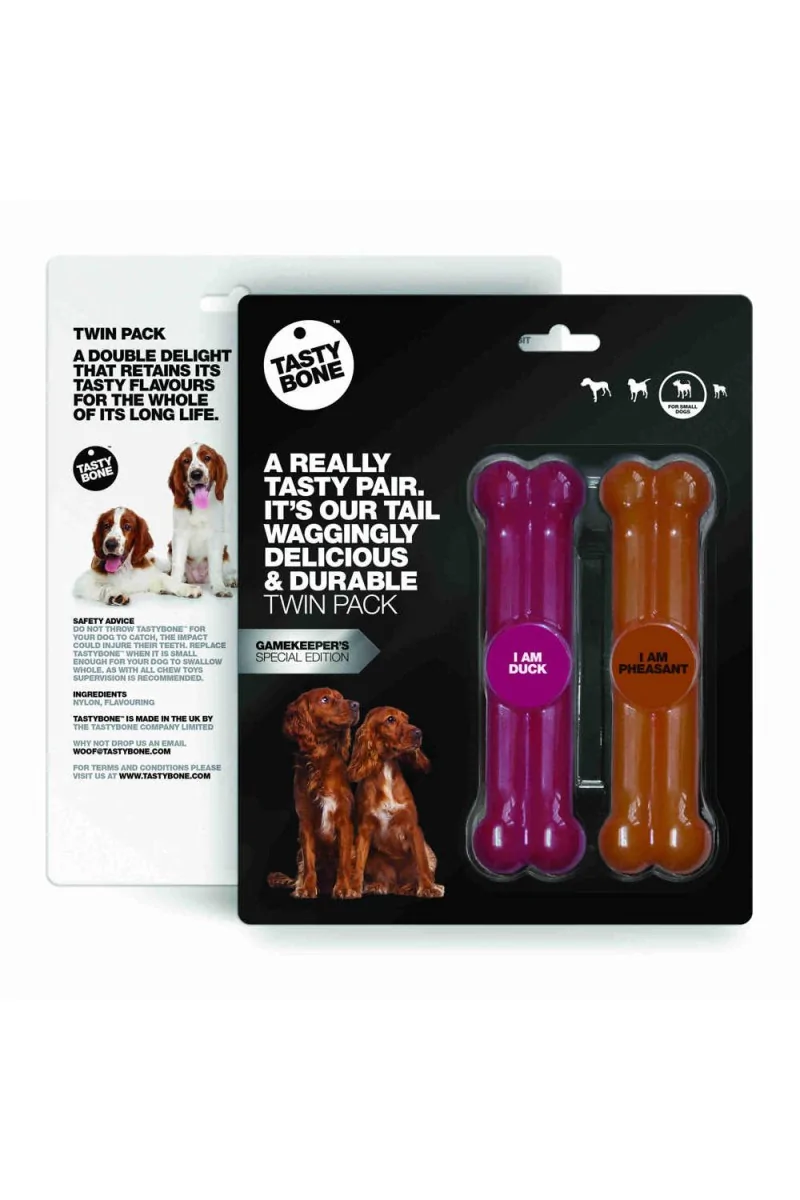 Suplemento Premio Perro  Tasty Twin Pack Faisan+ Pato Small