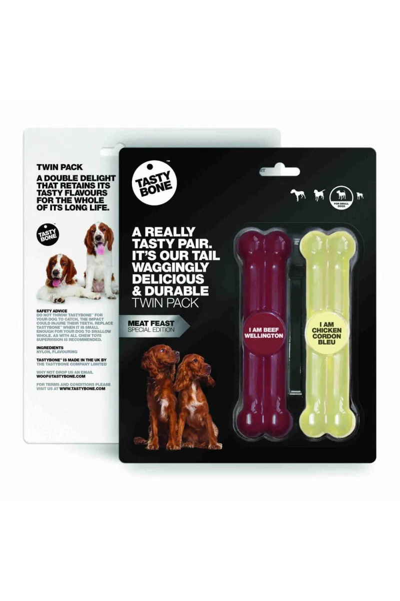 Suplemento Premio Perro  Tasty Twin Pack Ternera+ Cordon Bleu Small