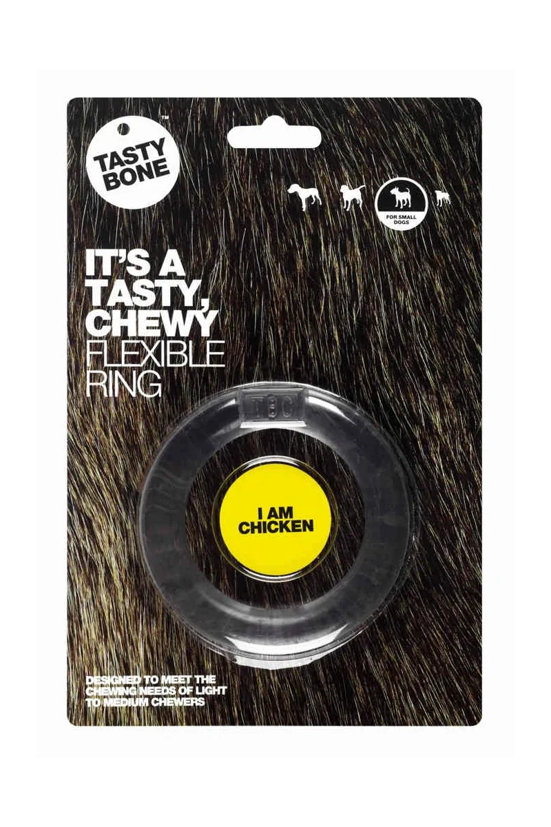 Juguetes Antiestres Perro  Tasty Flexi Bone Ring