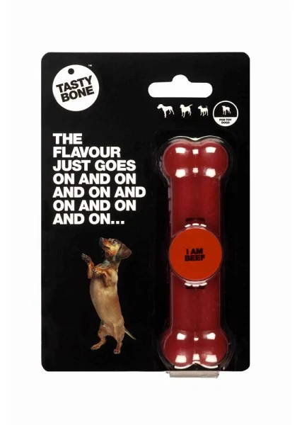 Juguetes Antiestres Perro  Tasty Toy/Puppy Bone Ternera