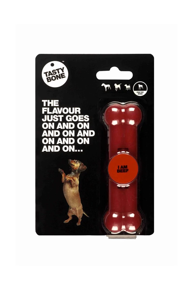 Juguetes Antiestres Perro  Tasty Toy/Puppy Bone Ternera