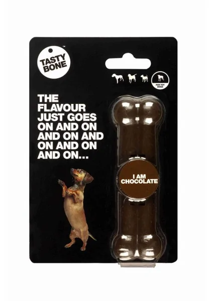 Juguetes Antiestres Perro  Tasty Toy/Puppy Bone Chocolate