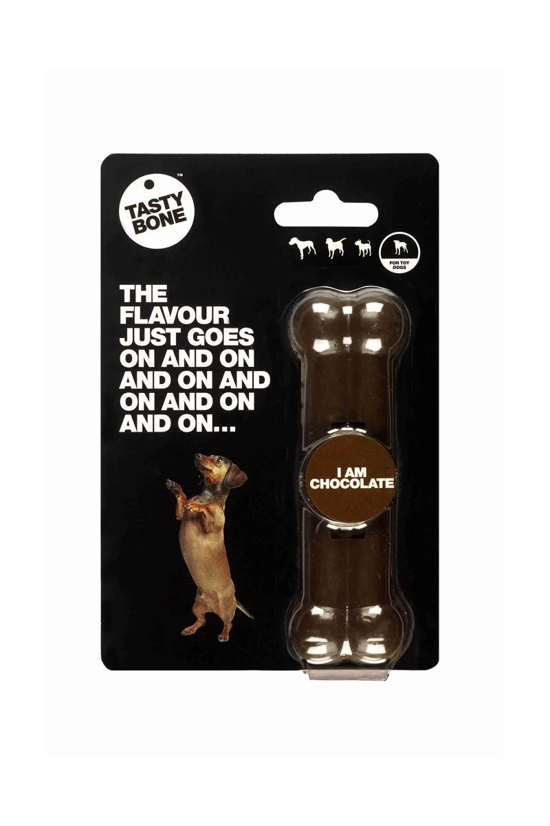 Juguetes Antiestres Perro  Tasty Toy/Puppy Bone Chocolate