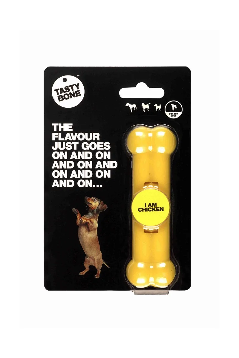 Juguetes Antiestres Perro  Tasty Toy/Puppy Bone Pollo