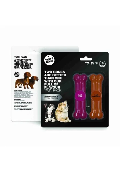 Juguetes Antiestres Perro  Tasty Twin Pack Faisan+ Pato Toy