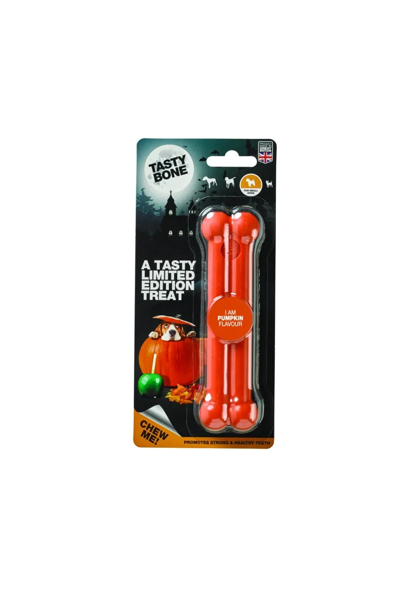 Suplemento Premio Perro  Tasty Bone Halloween Calabaza Small