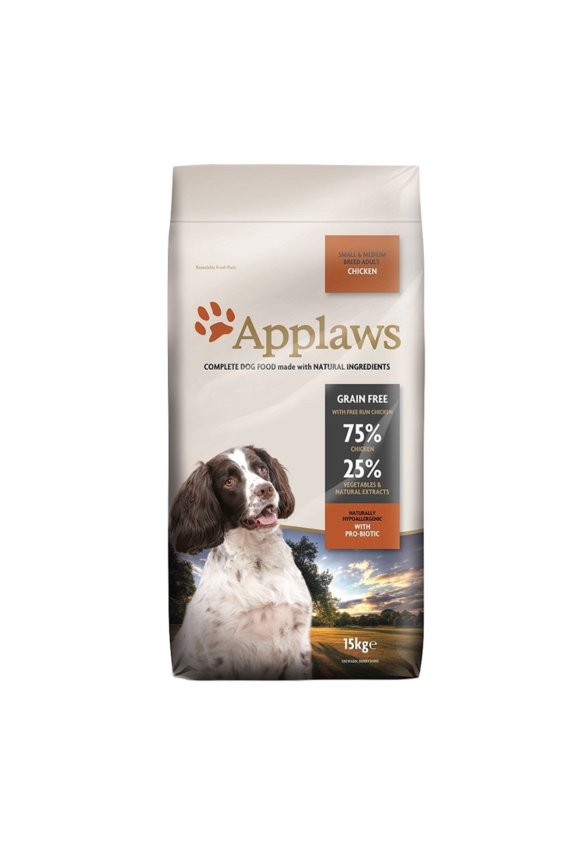Comida Seca Perro  Applaws Dog Dry Adulto Razas Pequeñas y Medianas Pollo 15kg
