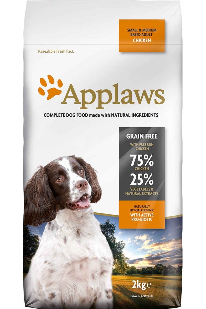 Comida Seca Perro  Applaws Dog Dry Adulto Razas Pequeñas y Medianas Pollo 2kg
