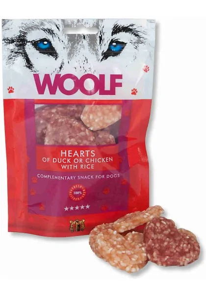 Suplemento Premio Perro  Woolf Welcome Hearts 100gr