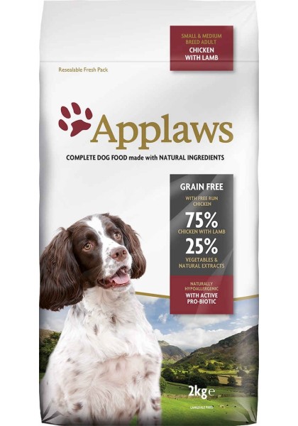 Comida Seca Perro  Applaws Dog Dry Adulto Razas Pequeñas y Medianas Pollo y Cordero 2kg