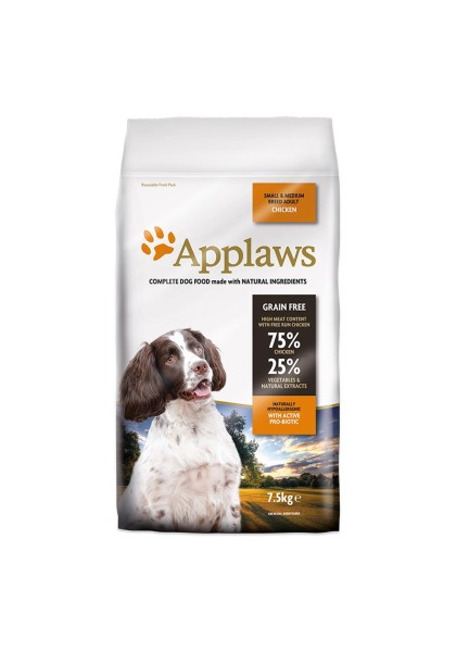 Comida Seca Perro  Applaws Dog Dry Adulto Razas Pequeñas y Medianas Pollo 7,5kg