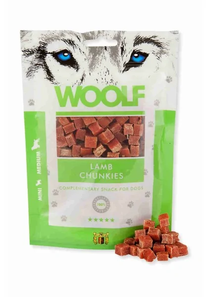 Suplemento Premio Perro  Woolf Lamb Chunkies 100Gr