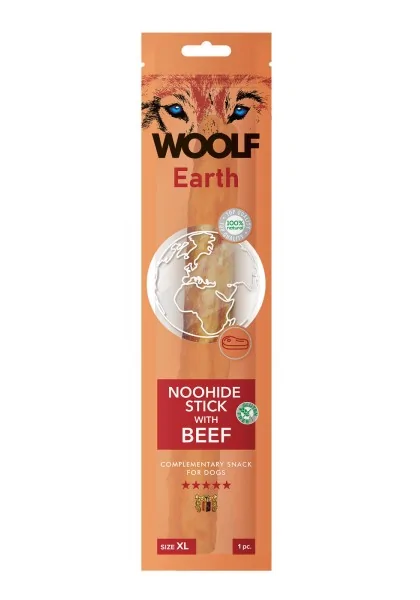 Suplemento Premio Perro  Woolf Earth Stick Ternera  XL 85gr