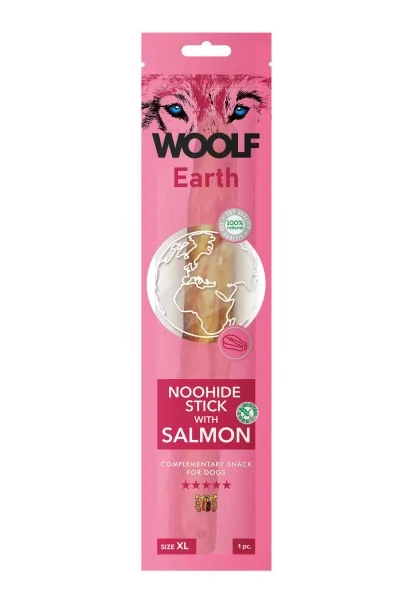 Suplemento Premio Perro  Woolf Earth Stick Salmon XL 85gr