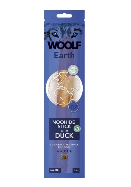 Suplemento Premio Perro  Woolf Earth Stick Pato XL 85gr