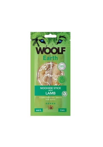 Suplemento Premio Perro  Woolf Earth Sticks Lamb L 85gr