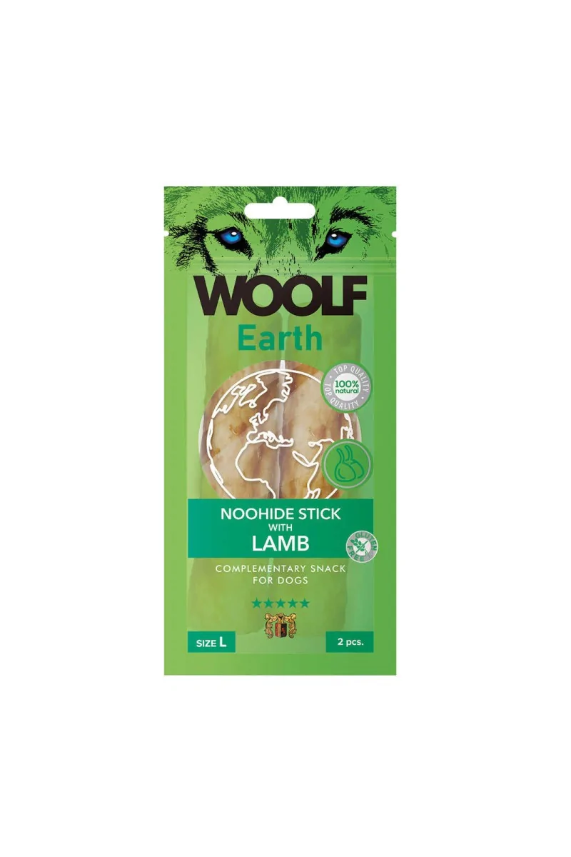 Suplemento Premio Perro  Woolf Earth Sticks Lamb L 85gr