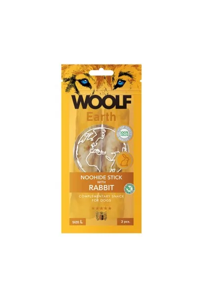 Suplemento Premio Perro  Woolf Earth Sticks Conejo L 85gr