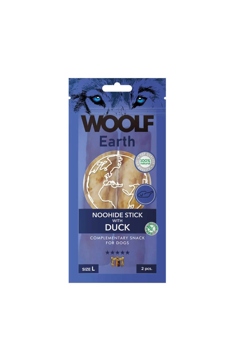 Suplemento Premio Perro  Woolf Earth Sticks Pato L 85gr