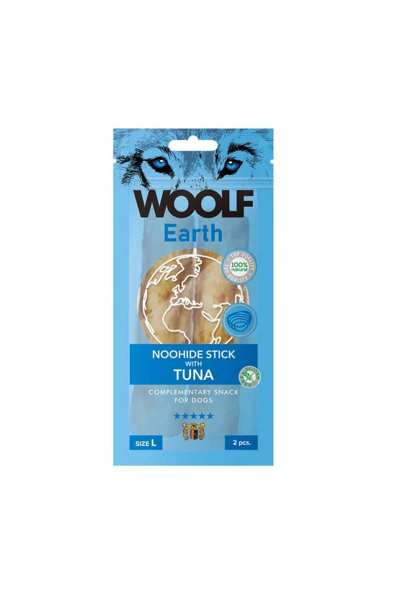 Suplemento Premio Perro  Woolf Earth Sticks Atun L 85gr