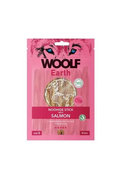 Suplemento Premio Perro  Woolf Earth Sticks Salmon S 90gr