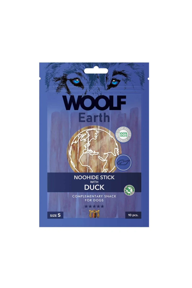 Suplemento Premio Perro  Woolf Earth Sticks Pato S 90gr