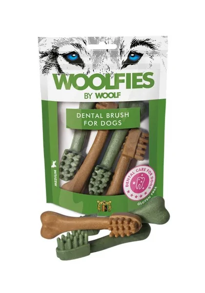 Suplemento Dental Perro  Woolfies Cepillo M 5pz 200gr