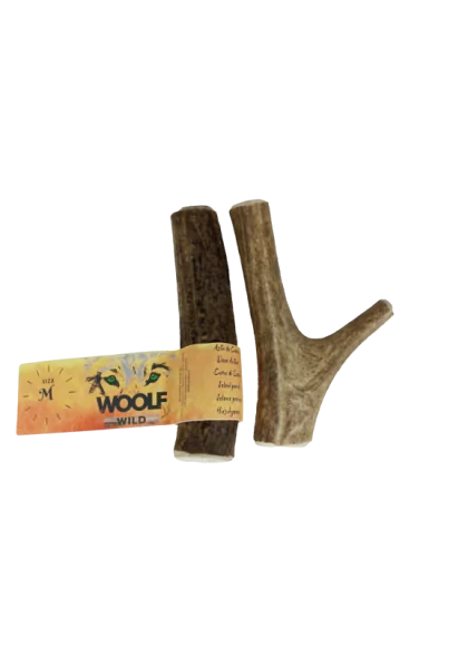 Suplemento Dental Perro  Woolf Wild Asta de Ciervo Talla M