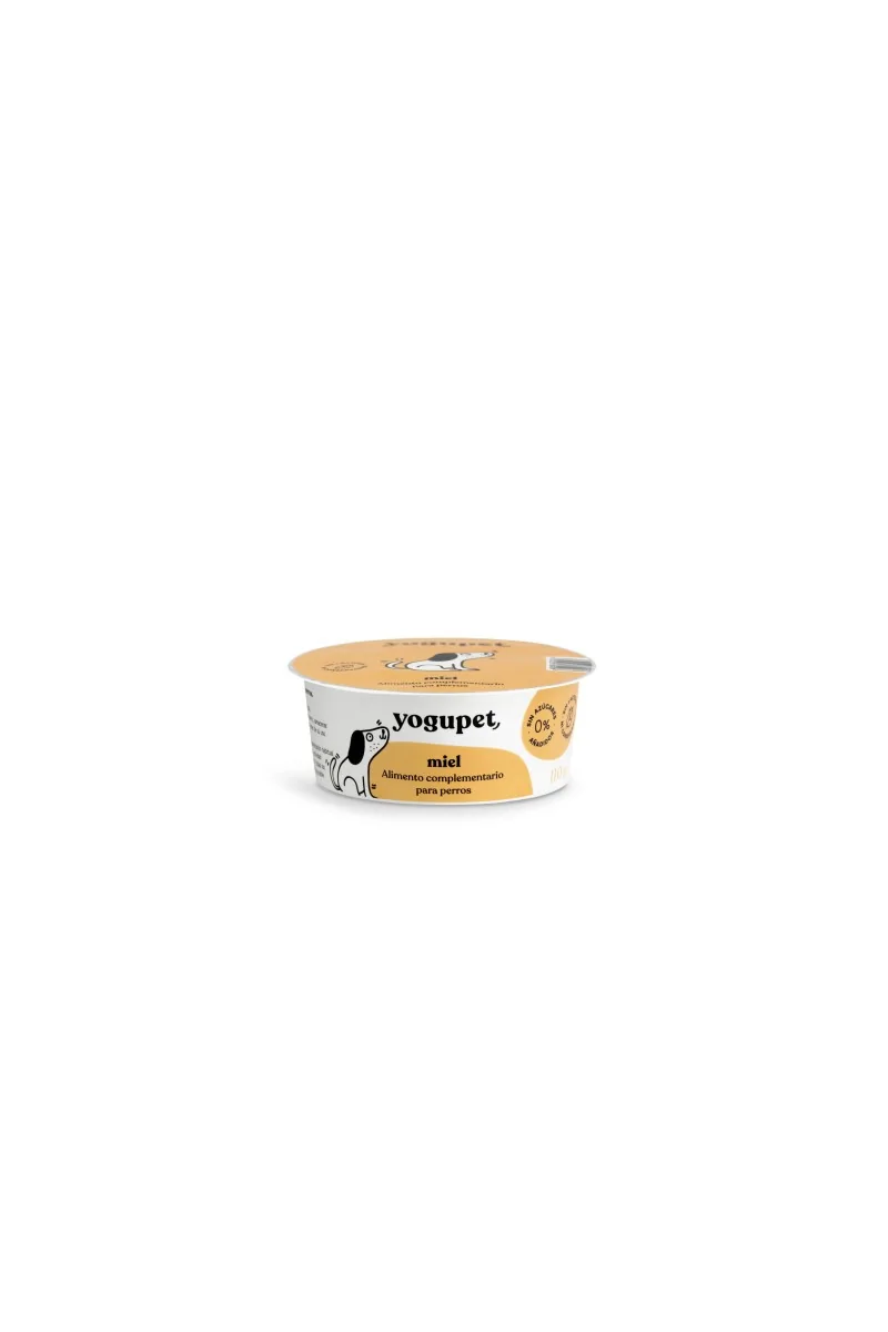 Comida Húmeda Perro Adulto,Puppy Yogurt Clásico Perro Miel 110gr