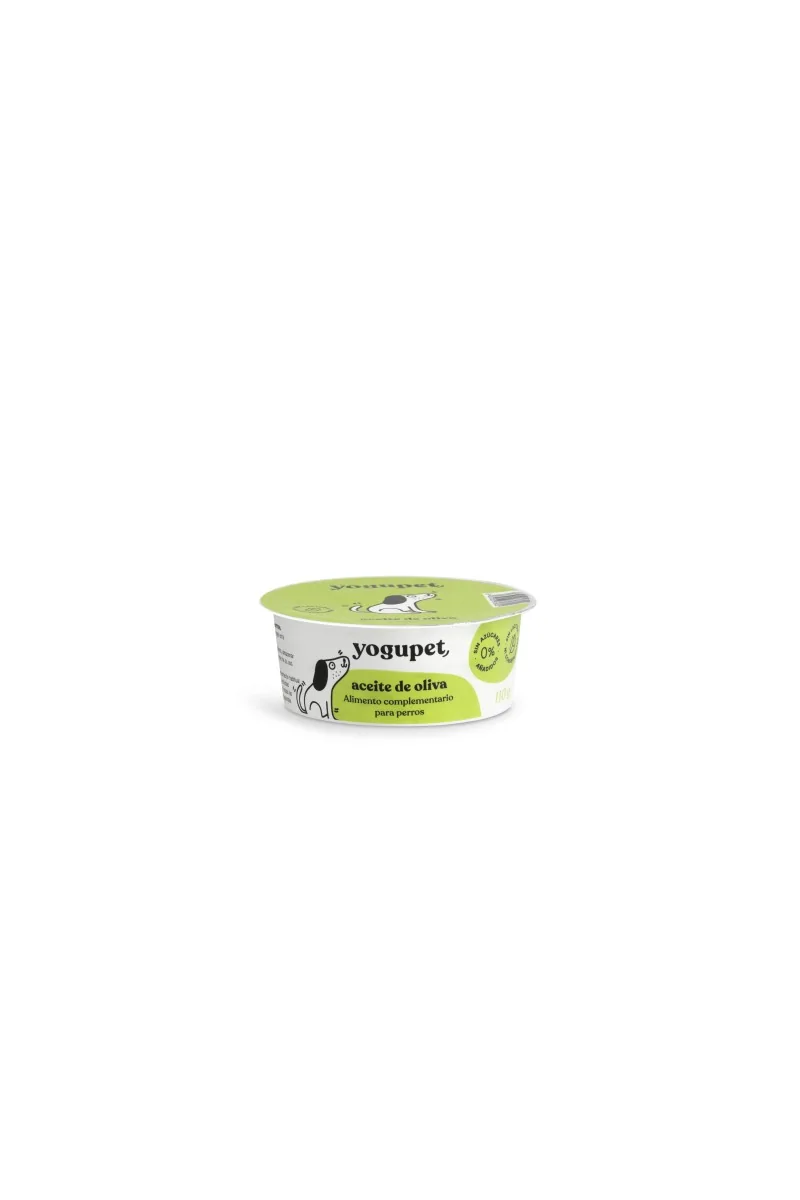 Comida Húmeda Perro Adulto,Puppy Yogurt Clásico Perro Aceite de Oliva 110gr