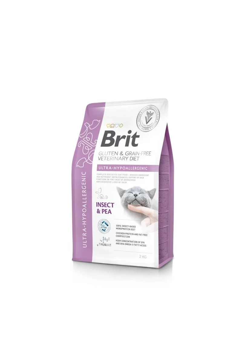 Comida Seca Gato  Brit GF VD Cat Ultra-Hypoallergenic 2kg