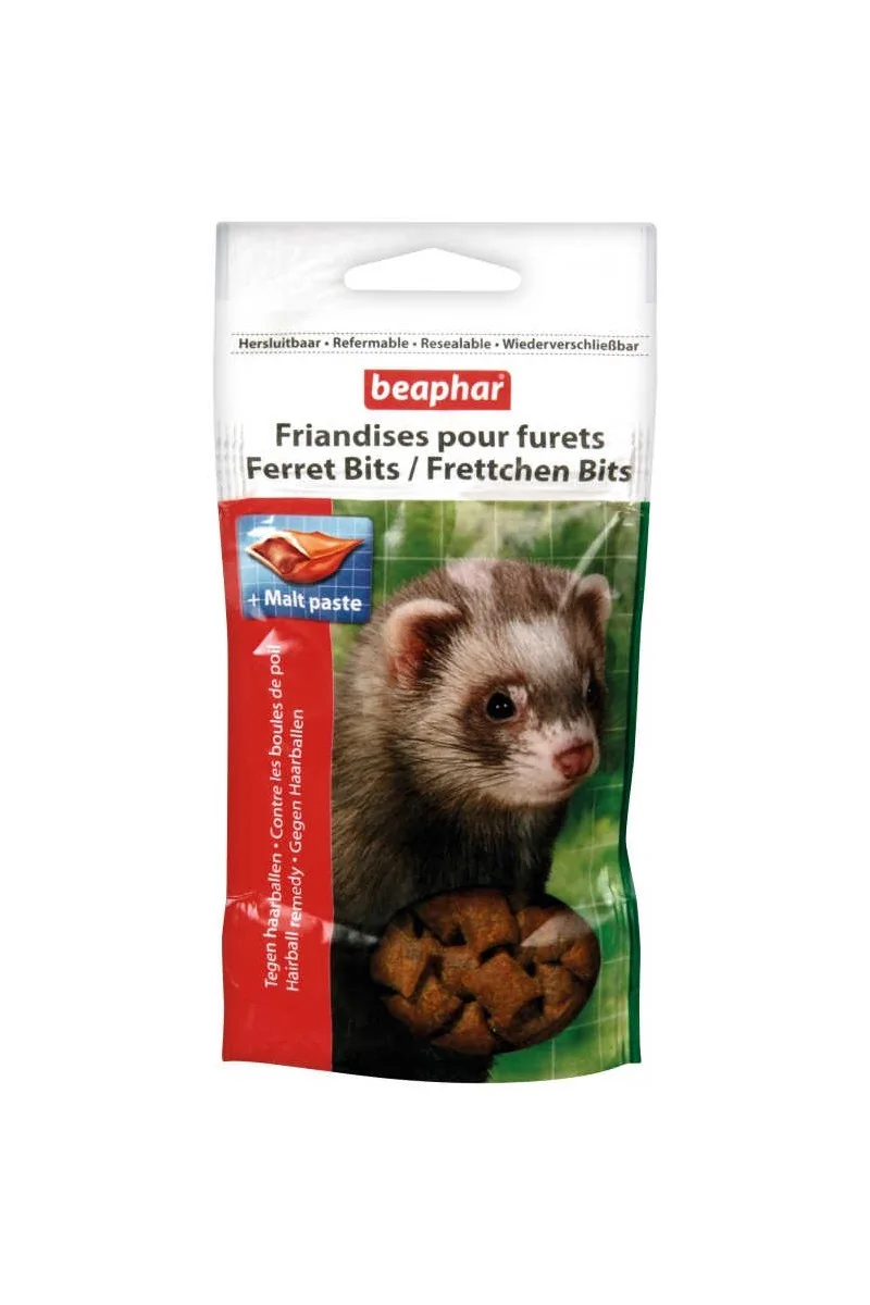 Snack Funcional Roedor  Bocaditos Ferret Bits Malta Hurones 35gr