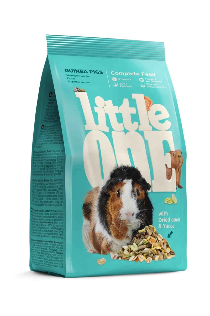 Comida Seca Roedor Adulto Little One Alimento Cobayas 400g