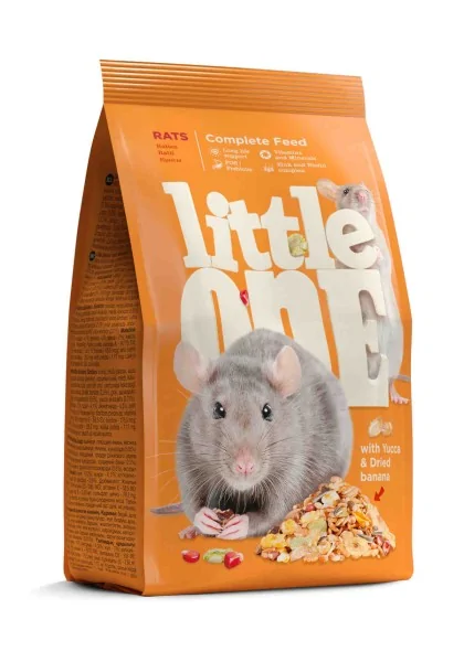 Comida Seca Roedor Adulto Little One Alimento Ratas 400g