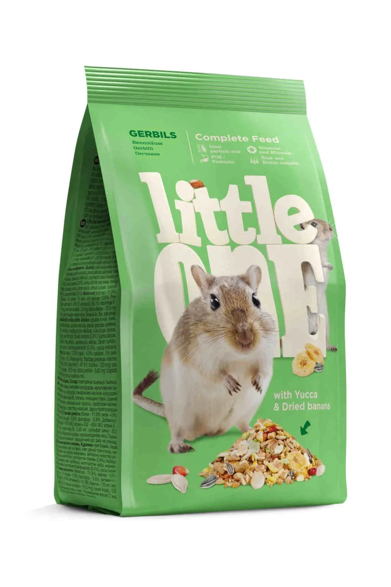 Comida Seca Roedor Adulto Little One Alimento Gerbos 400g