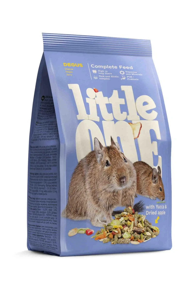 Comida Seca Roedor Adulto Little One Alimento Degús 400g