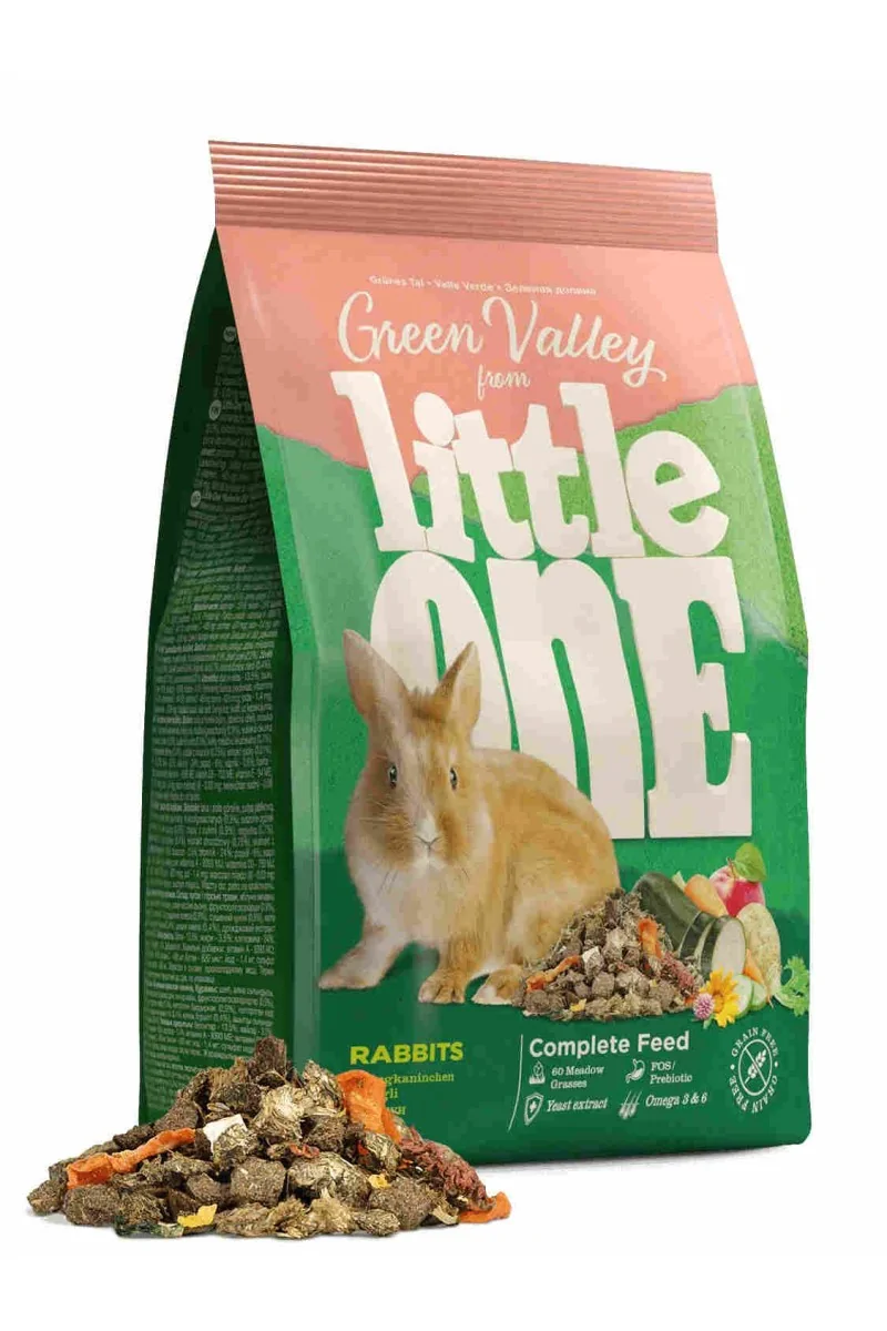 Comida Seca Roedor  Little One Green Valley Alimento Conejos 15kg