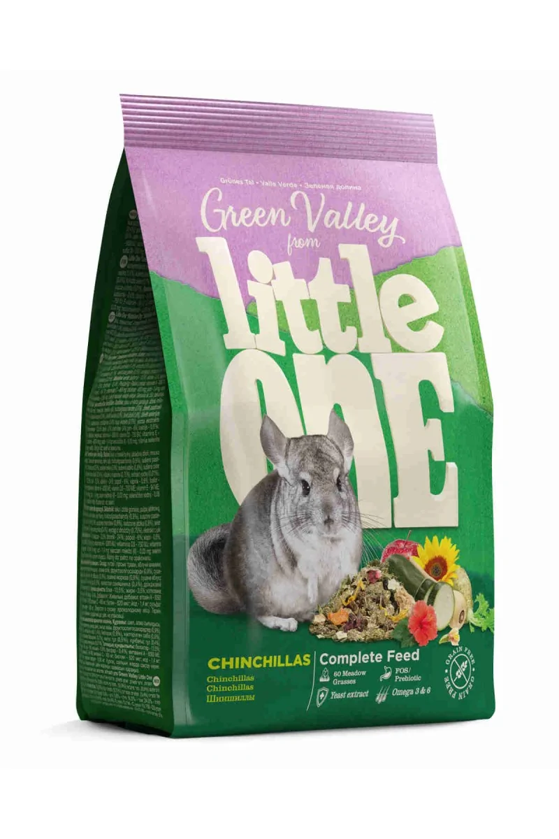 Comida Seca Roedor Adulto Little One Green valley Alimento Chinchillas 750g