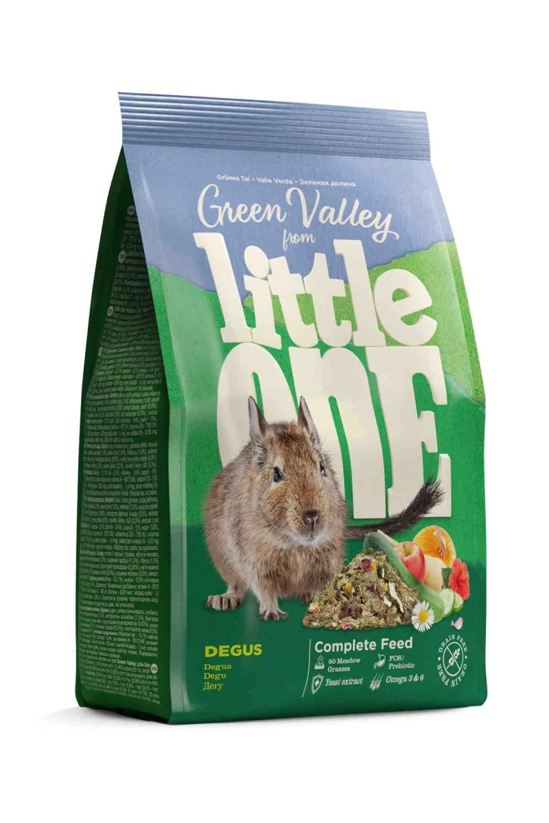 Comida Seca Roedor Adulto Little One Green valley Alimento Degús 750g