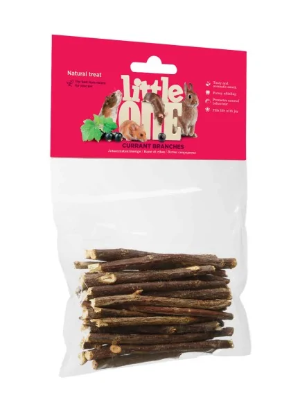 Snack Premio Roedor Little One snack Ramas de Grosella 50g