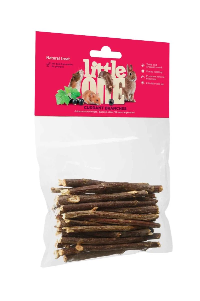 Snack Premio Roedor Little One snack Ramas de Grosella 50g