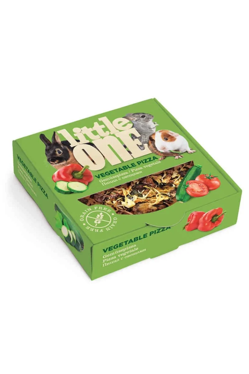 Snack Premio Roedor Little One Premio Juguete Pizza Vegetariana 55g