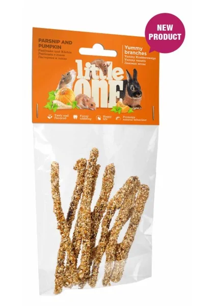 Snack Premio Roedor Little One Snack Ramas con Chirivia y Calabaza 35g