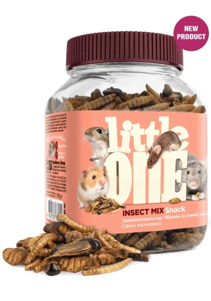 Snack Premio Roedor Little One Mix Insectos 75g