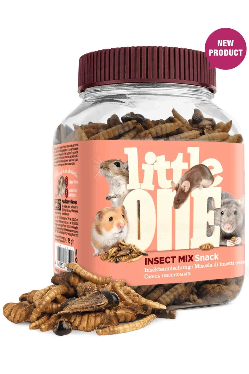 Snack Premio Roedor Little One Mix Insectos 75g