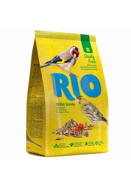 Comida Seca Aves Rio Alimento Diario Pájaros Salvajes 500gr