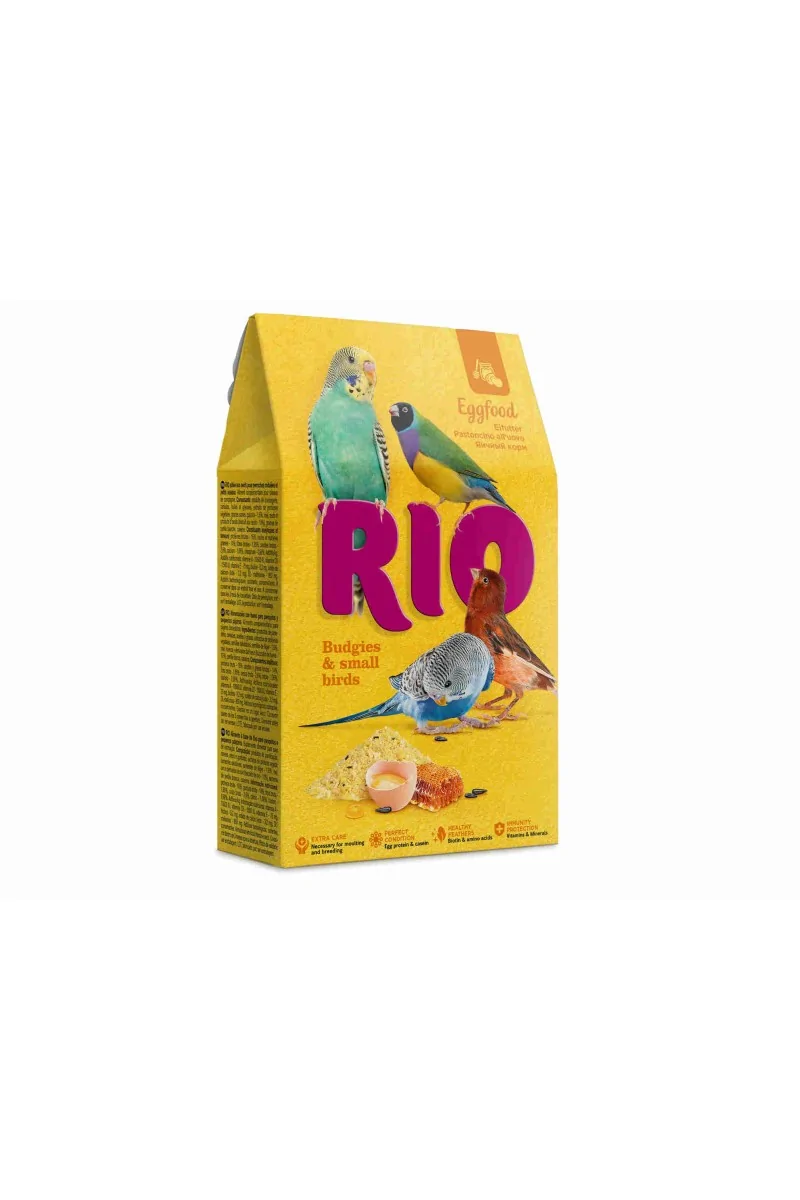 Comida Seca Aves Rio Alimento de Huevo Periquitos y Pequeñas Aves 250gr