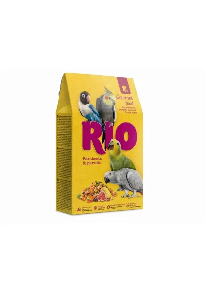 Comida Seca Aves Rio Alimento Gourmet Pequeñas Cotorras y Loros 250gr