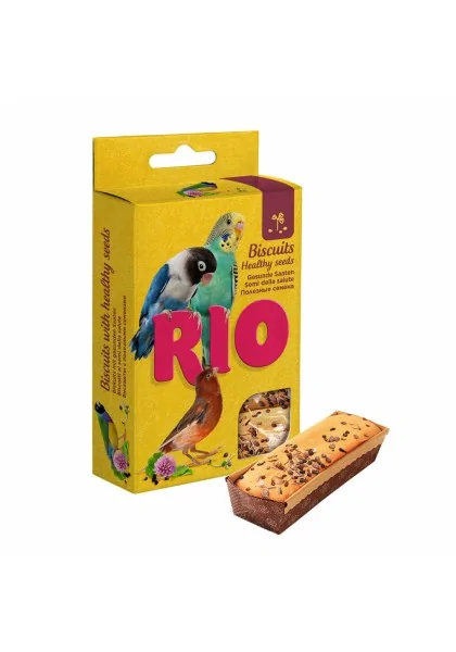 Snack Premio Aves Rio Galletas con Semillas para Pájaros 5x7gr