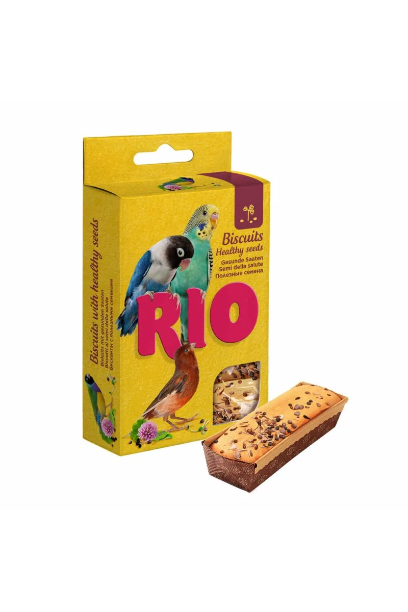 Snack Premio Aves Rio Galletas con Semillas para Pájaros 5x7gr